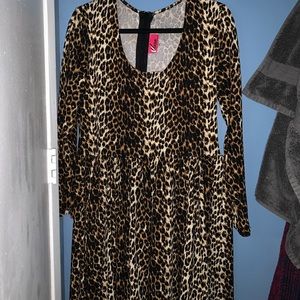 Micheline Pitt Troublemaker Leopard Swing Dress